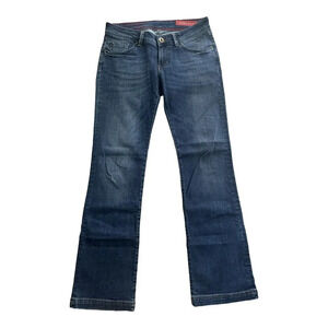【PORTERNA】Laura white flared jeans Laura Mid Rise Flare